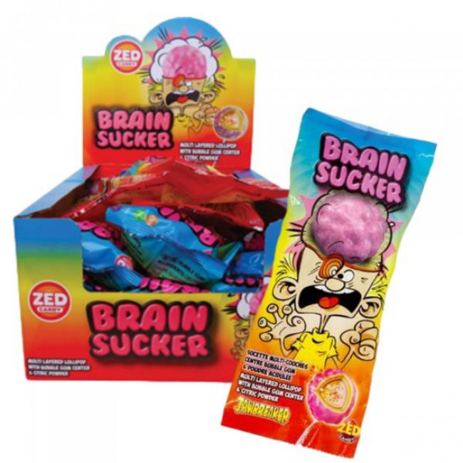 Γλειφιτζούρι Brain Sucker Jawbreaker (58gr) (15τμχ)