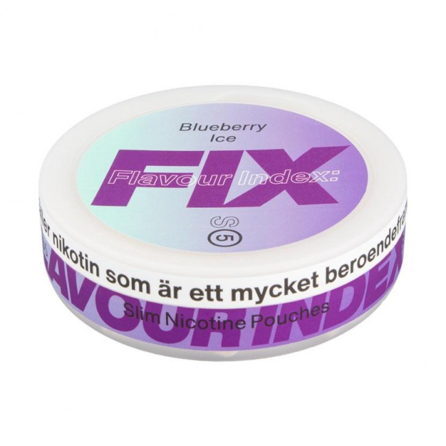 Fix Nicotine Pouches All White Blueberry Ice #5 11.5mg/p (1τμχ)