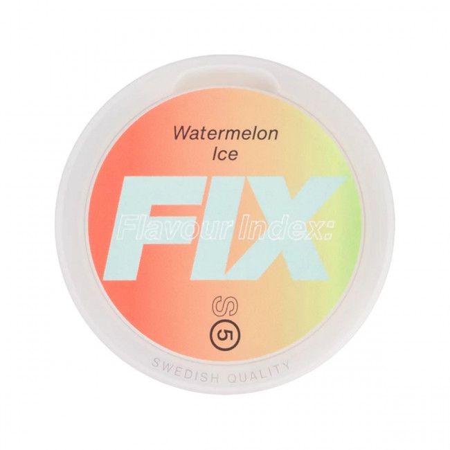 Fix Nicotine Pouches All White Watermelon Ice #5 11.5mg/p (1τμχ)