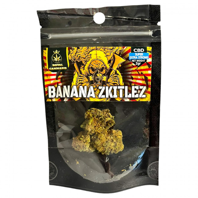 Ανθοί Κάνναβης Royal Cannabis Banana Zkittez CBD Super Extra Strong (2gr) (02364) (1τμχ)
