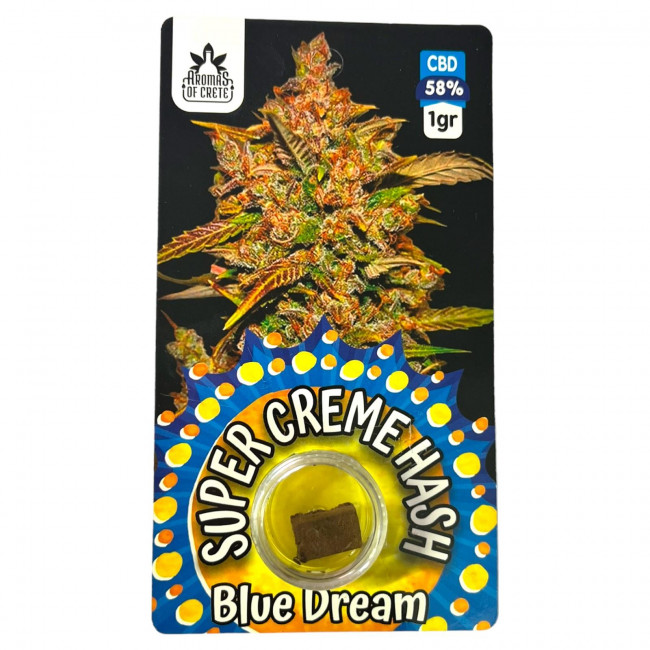 Σοκολάτα Κάνναβης Aromas Of Crete Super Creme Hash Blue Dream CBD 58% (1gr) (03095) (1τμχ)