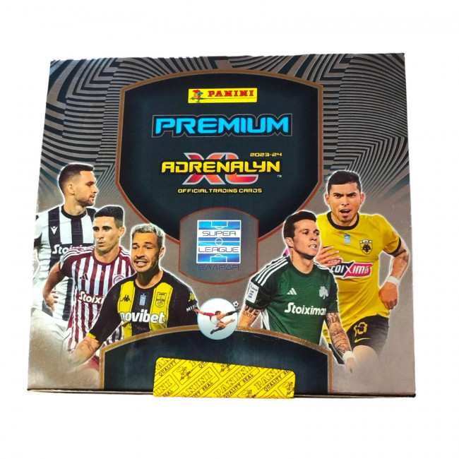 Κάρτες Superleague Ελλάδα 2024 Adrenalyn Premium Panini 5.00€ 1 Κουτί (10φακελάκια)