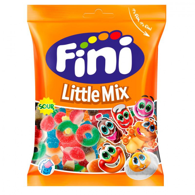 Ζαχαρωτά Ζελεδάκια Fini Sour Little Mix (90gr)