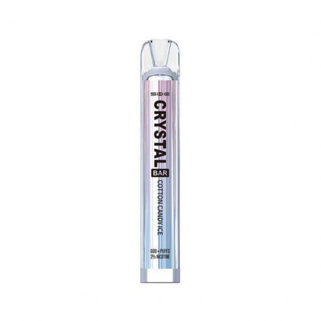 Ηλεκτρονικό Τσιγάρο Μιας Χρήσης SKE Crystal Bar Cotton Candy Ice 20mg 2ml