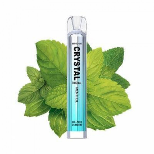 Ηλεκτρονικό Τσιγάρο Μιας Χρήσης SKE Crystal Bar Menthol 20mg 2ml