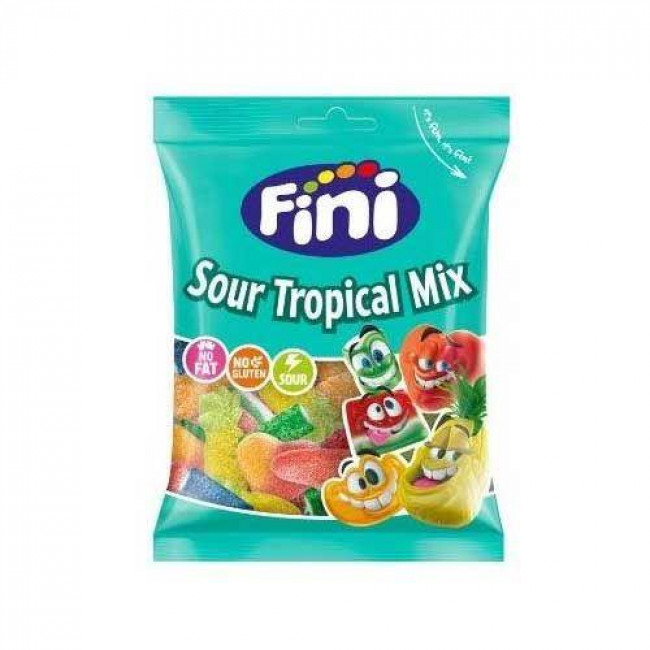 Ζαχαρωτά Ζελεδάκια Fini Sour Tropical Mix (90gr)