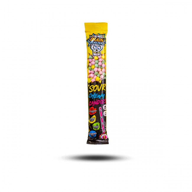 Καραμελάκια Ξινά Brain Blasterz Sour Chewy Candies (60gr) (12τμχ)