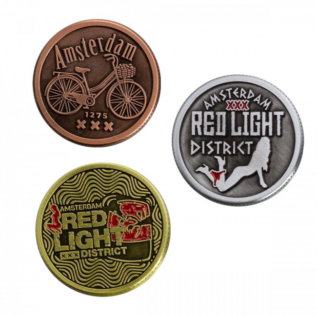 Τρίφτης Καπνού Amsterdam Red Light 4 Part Zinc Grinder 50mm (DG424-5) (1τμχ)