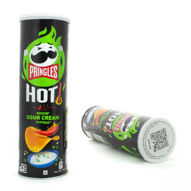 Πατατάκια Pringles Hot Kickin' Sour Cream (160gr)