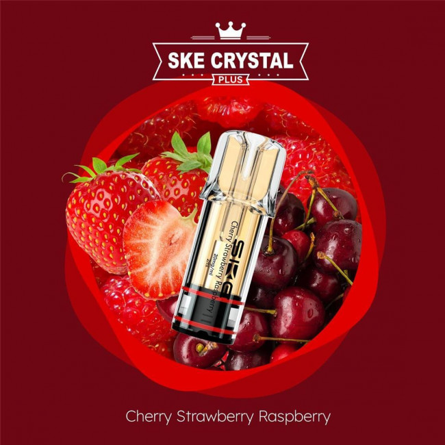 Ανταλλακτικό Pod Crystal Plus Cherry Strawberry Raspberry 2ml 20mg (1τμx)