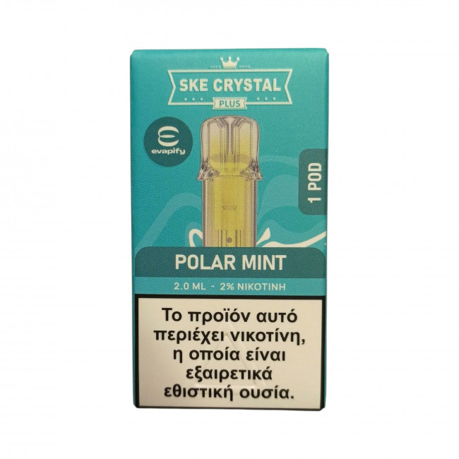Ανταλλακτικό Pod Crystal Plus Polar Mint 2ml 20mg (1τμx)