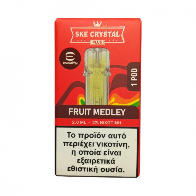 Ανταλλακτικό Pod Crystal Plus Fruit Medley 2ml 20mg (1τμx)