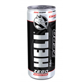 Ενεργειακό Ποτό Hell Zero Black Χωρίς Ζάχαρη (250ml)
