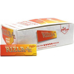 Χαρτάκια Στριφτού Rizla Πορτοκαλί (60 φύλλα) (1τμχ)