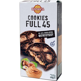 Βιολάντα Cookies Full 45 Γεμιστά Μπισκότα με Κρέμα Φουντουκιού (150gr)