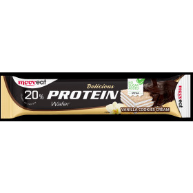 Γκοφρέτες Πρωτείνης Mooveat Protein Wafer 20% Vanilla Cookies Cream (46gr) (1τμχ)