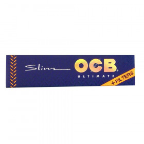 Χαρτάκια OCB Ultimate King Size Slim με Τζιβάνες (32 φύλλα) (1τμχ)