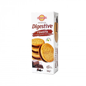 Βιολάντα Digestive Μπισκότα Γεμιστά Μαύρη Σοκολάτα (200gr)