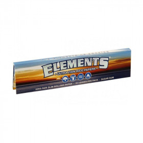 Χαρτάκια Elements Rice Paper King Size Slim (33φύλλα) (ΗΒ.001003) (1τμχ)