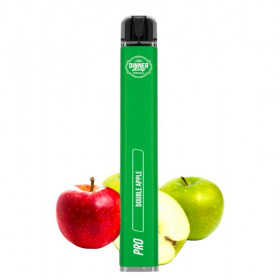 Ηλεκτρονικό Τσιγάρο Μιας Χρήσης Dinner Lady Vape Pen Pro 600 Double Apple Disposable 20mg 2ml