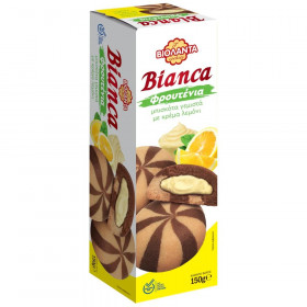 Βιολάντα Μπισκότα Bianca Φρουτένια Γεμιστά με Κρέμα Λεμόνι (150gr)