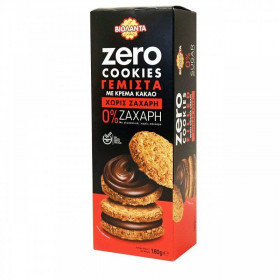 Βιολάντα Cookies Μπισκότα Γεμιστά Zero με Κακάο (180gr)