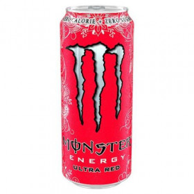 Ενεργειακό Ποτό Monster Energy Drink Ultra Red Zero Χωρίς Ζάχαρη (500ml)
