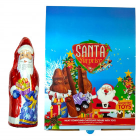 Σοκολατένιος Άγιος Βασίλης Με Παιχνίδι Santa Surprise (60gr) (1τμχ)