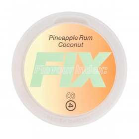 Fix Nicotine Pouches All White Pineapple Rum Coconut #4  9.8mg/p (1τμχ)