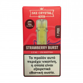 Ανταλλακτικό Pod Crystal Plus Strawberry Burst 2ml 20mg (1τμx)