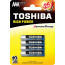 Μπαταρίες Αλκαλικές Toshiba High Power AAA 1.5V (4τμχ)