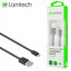 Καλώδιο Φόρτισης Lamtech Μαύρο Για Σύνδεση USB με iPhone Lightning 1m (LAM444519)
