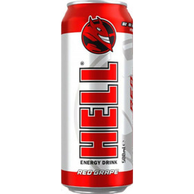 Ενεργειακό Ποτό Hell Red Grape (500ml)