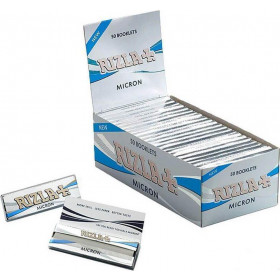 Χαρτάκια Στριφτού Rizla Micron (50 φύλλα) (1τμχ)