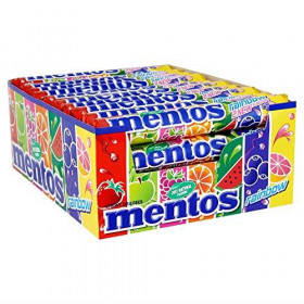 Καραμέλες Mentos Rainbow Μασούρι (38g) (1τμχ)