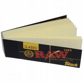 Τζιβάνες Raw Mαύρες (50 φύλλα) (1τμχ)