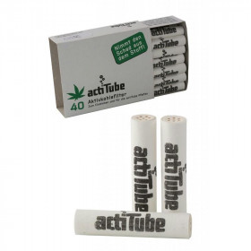 Φιλτράκια Ενεργού Άνθρακα ActiTube Regular 8mm 40τμχ (AC.11383) (1τμχ)
