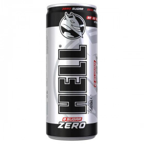 Ενεργειακό Ποτό Hell Zero Black Χωρίς Ζάχαρη (500ml)