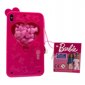 Παιχνίδι Κινητό Καρδιά Barbie Heart Phone με Καραμελάκια (12gr) (1τμχ)