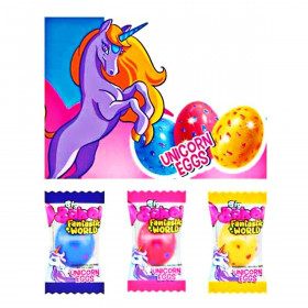 Τσίχλες Chupa Chups Big Babol Fantastic World Unicorn Eggs (5grx100τμχ)