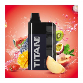 Ηλεκτρονικό Τσιγάρο Επαναφορτιζόμενο TITAN 10K Puffs Fruit Punch 8x2ml 20mg