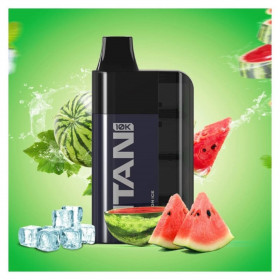 Ηλεκτρονικό Τσιγάρο Επαναφορτιζόμενο TITAN 10K Puffs Watermelon Ice 8x2ml 20mg