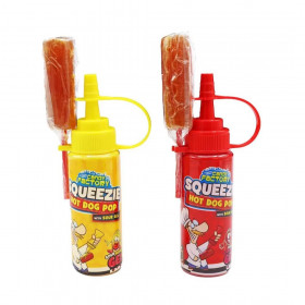 Γλειφιτζούρι Hot Dog Squeeze Johny Bee (80gr) (12τμχ)
